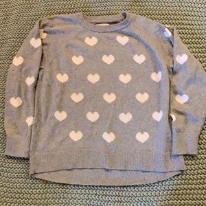 Loft Lou & Grey Heart Sweater - Large
